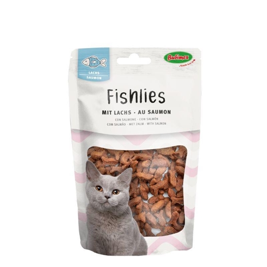 Picture of Bubimex Cats Treats Fish shamped salmon treats
